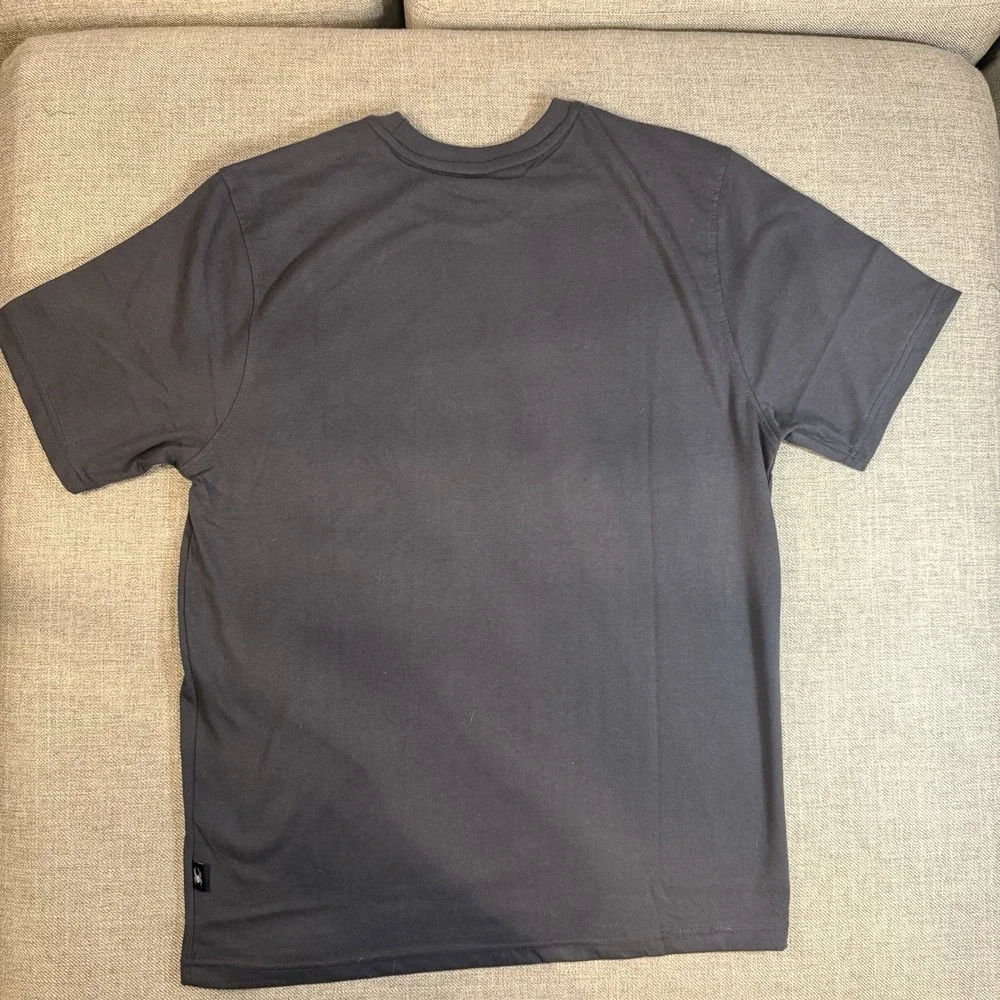 Spyder Men's XL Graphic T Shirt NWT Gray Ski Mountain Logo Tee New